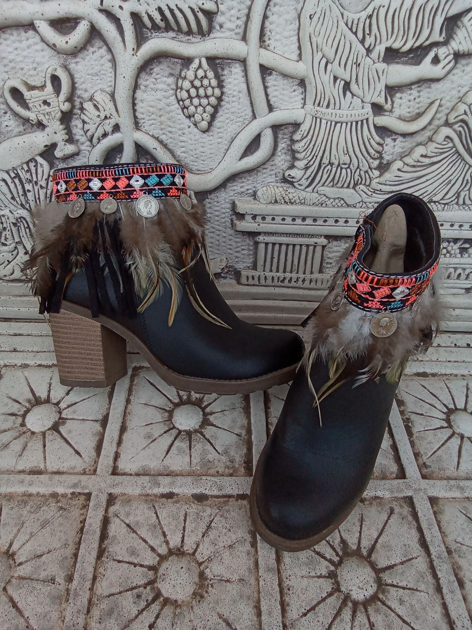 Boho-style ankle boots – photo 8